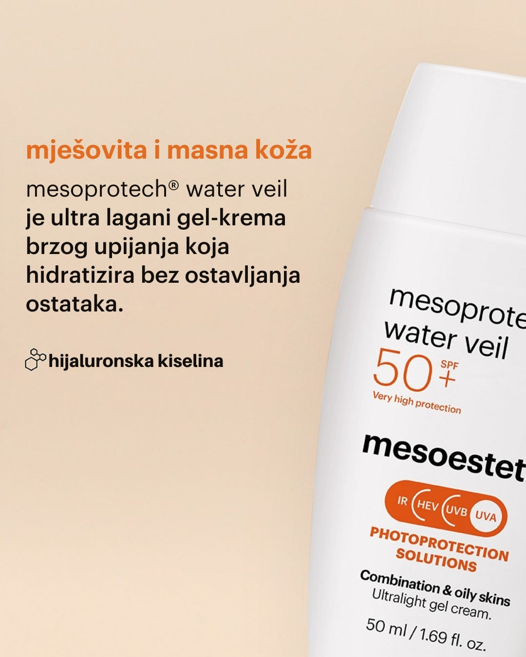Mesoprotech water veil 50+