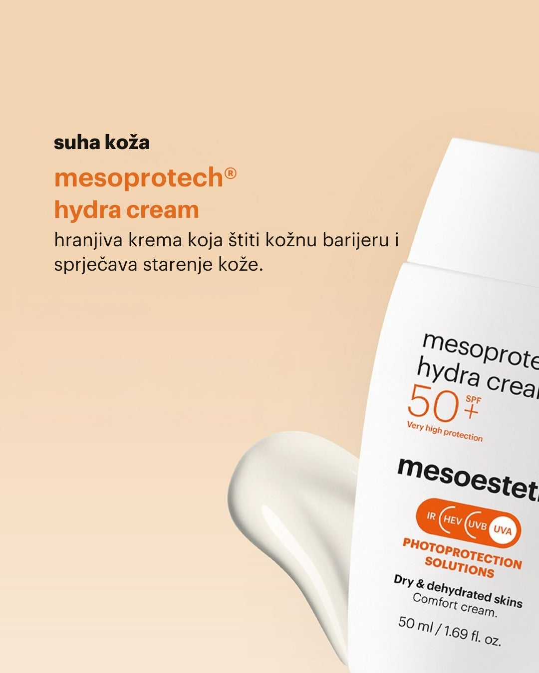 Mesoprotech hydra cream 50+