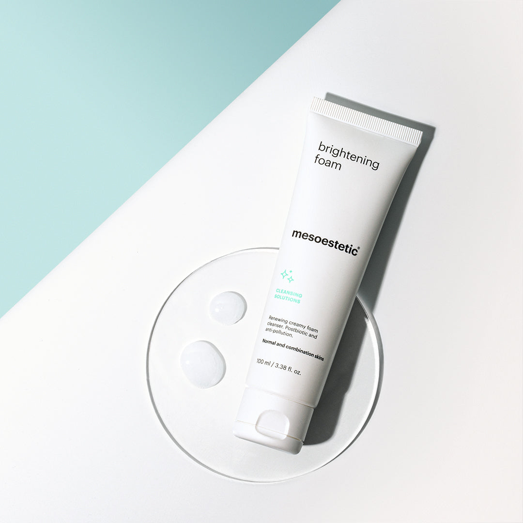 mesoestetic brightening foam