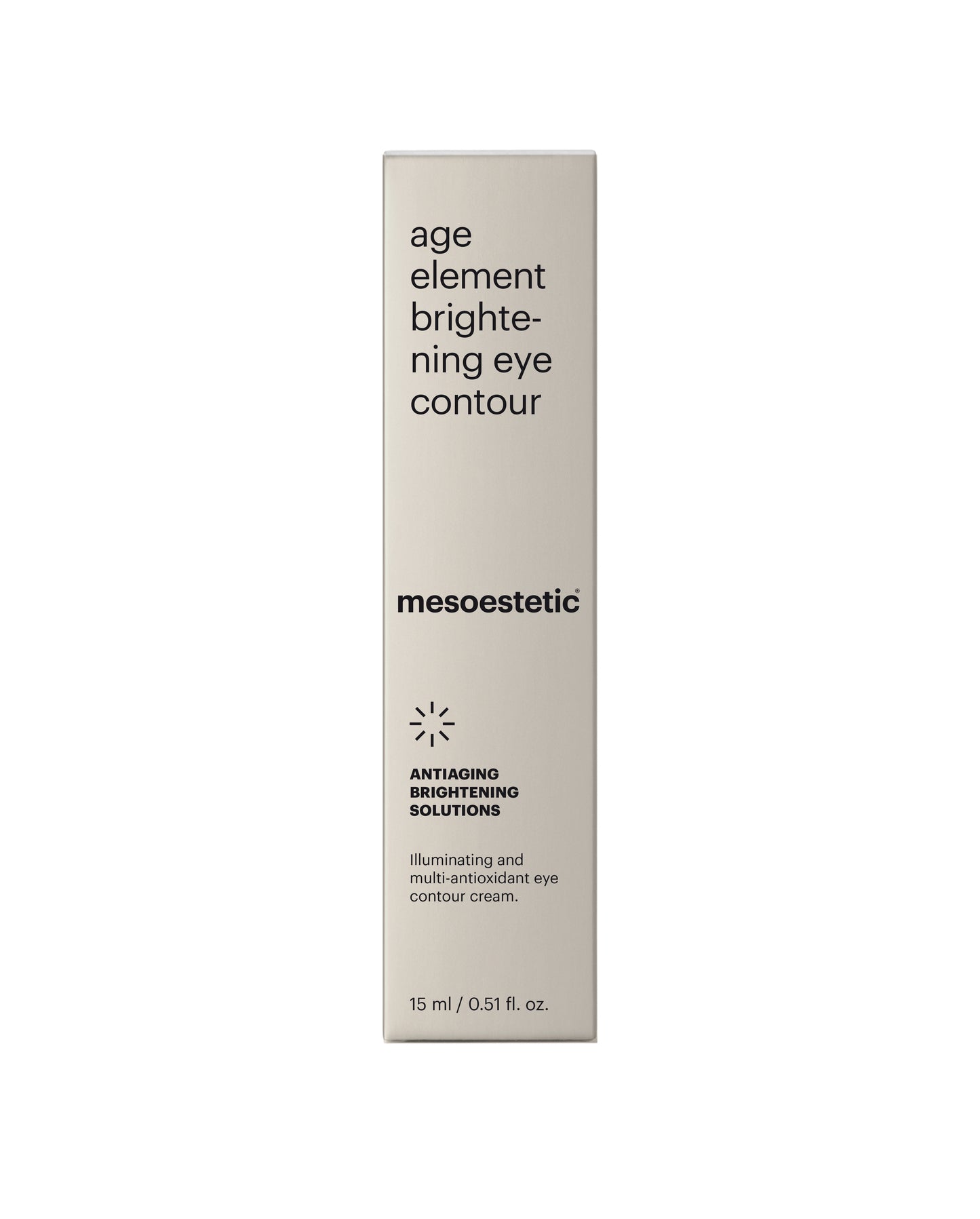 mesoestetic age element brightening eye contour