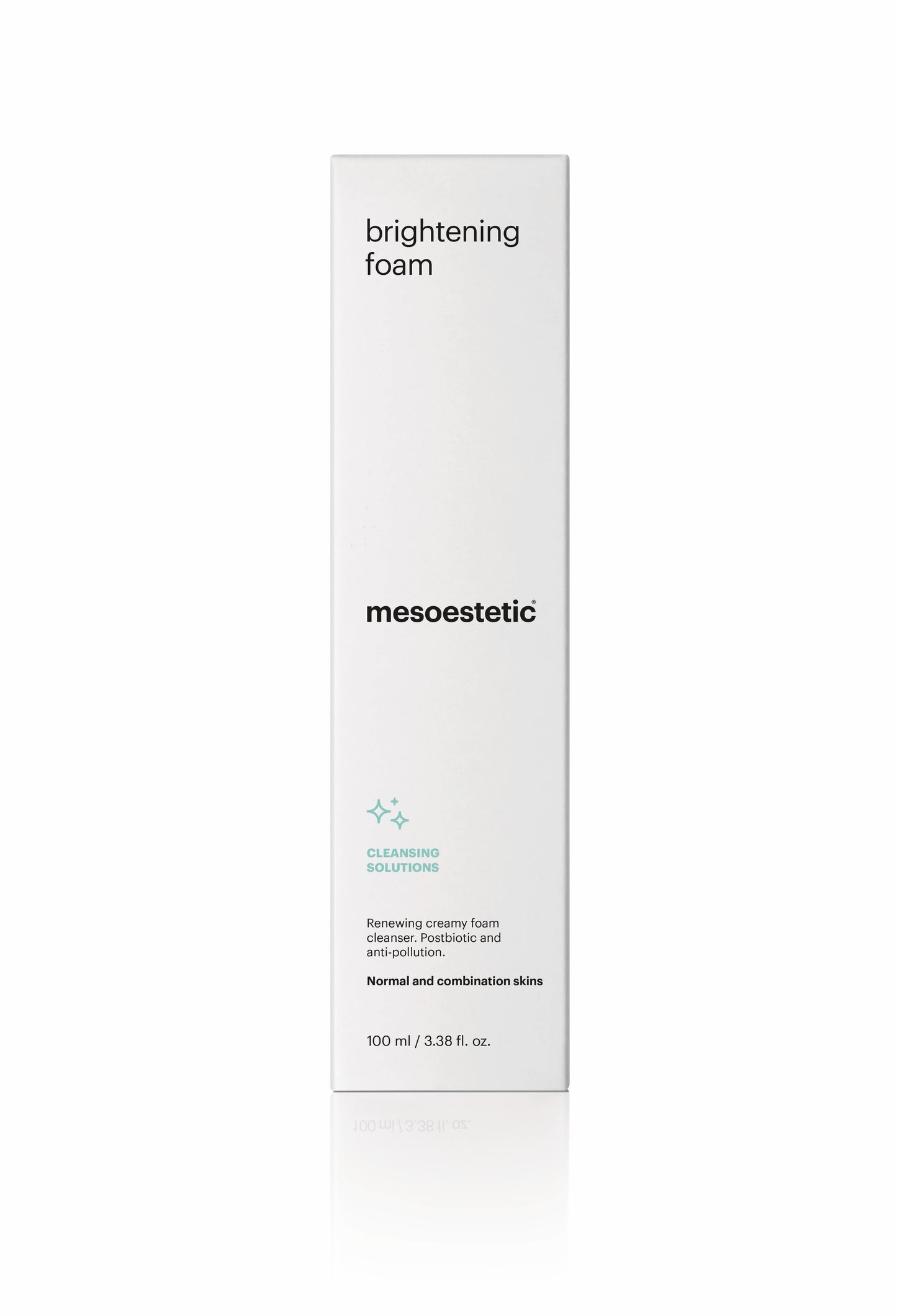 mesoestetic brightening foam