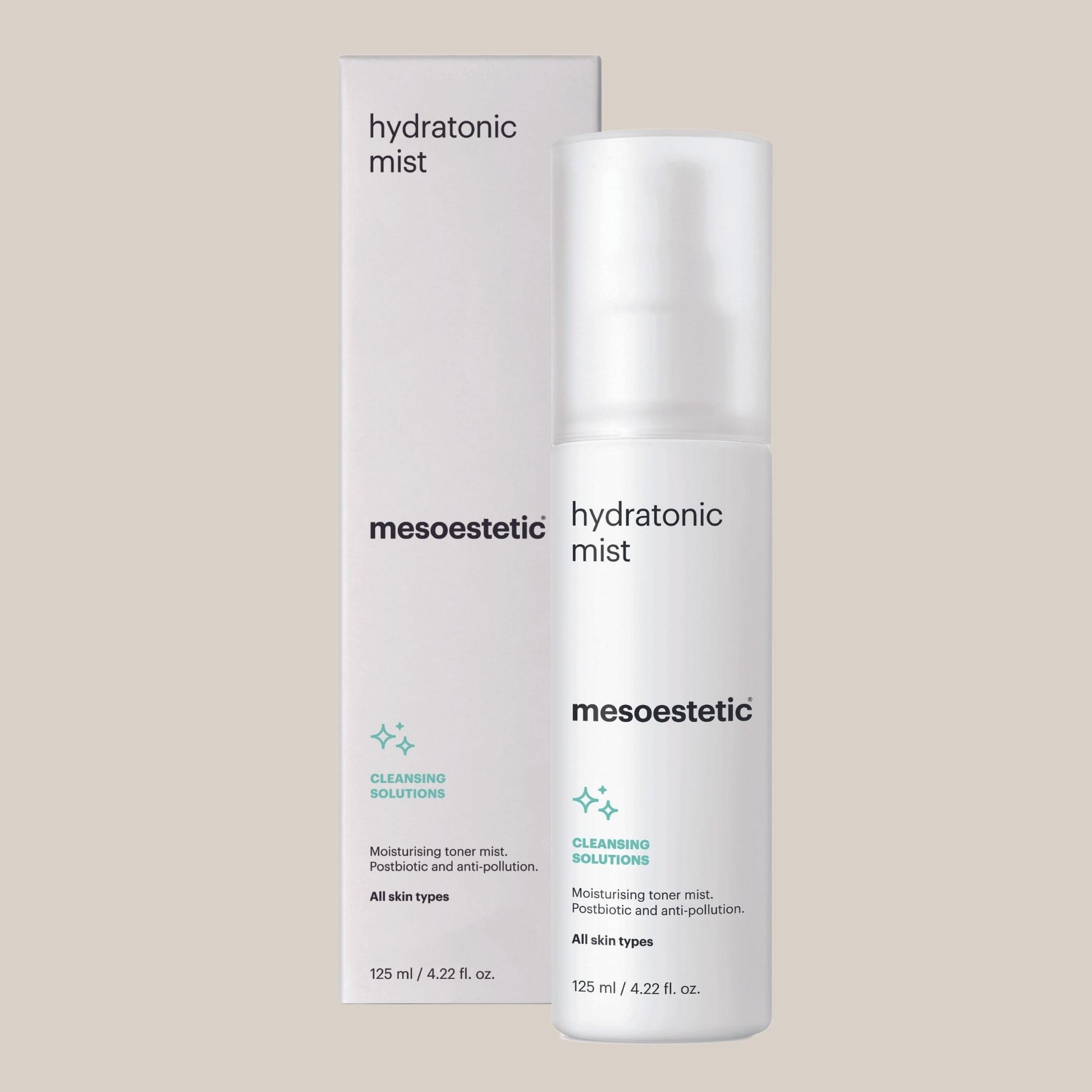 Slika Mesoestetic Hydratonic Mist - elegantan sprej tonika koji intenzivno hidrira i umiruje kožu, savršen za svakodnevno osvježavanje i pripremu kože za njegu.